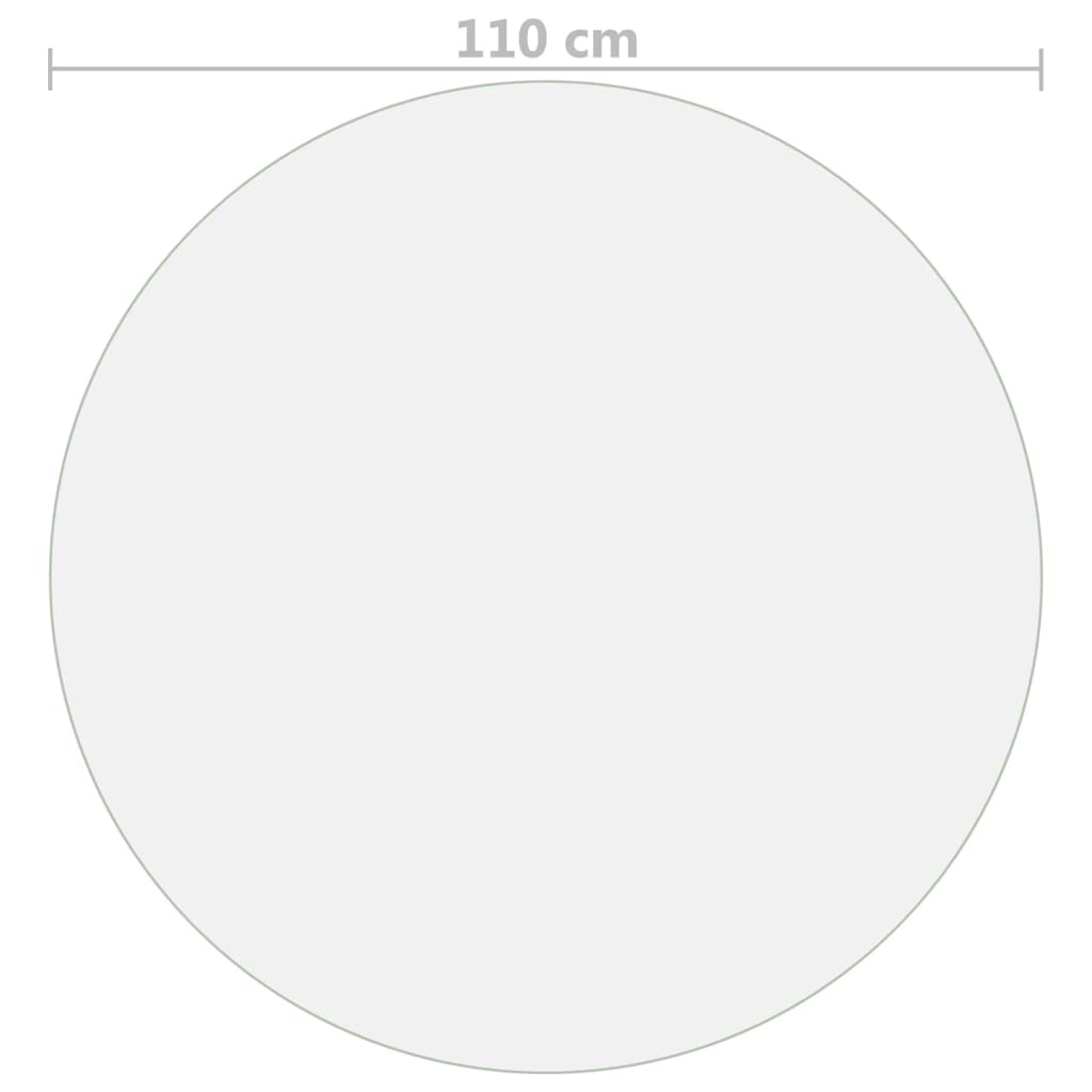 Tischfolie Transparent Ø 60 cm 1,6 mm PVC