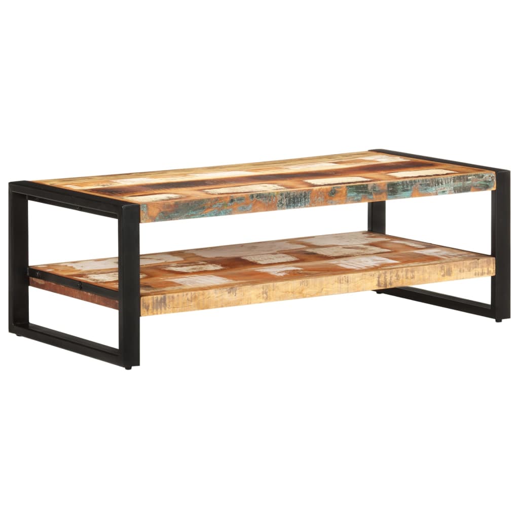 Couchtisch 120x55x40 cm Massivholz Mango