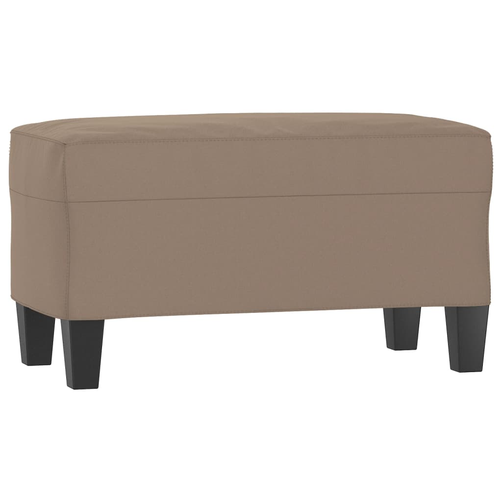 Sitzbank Hellgrau 70x35x41 cm Mikrofasergewebe