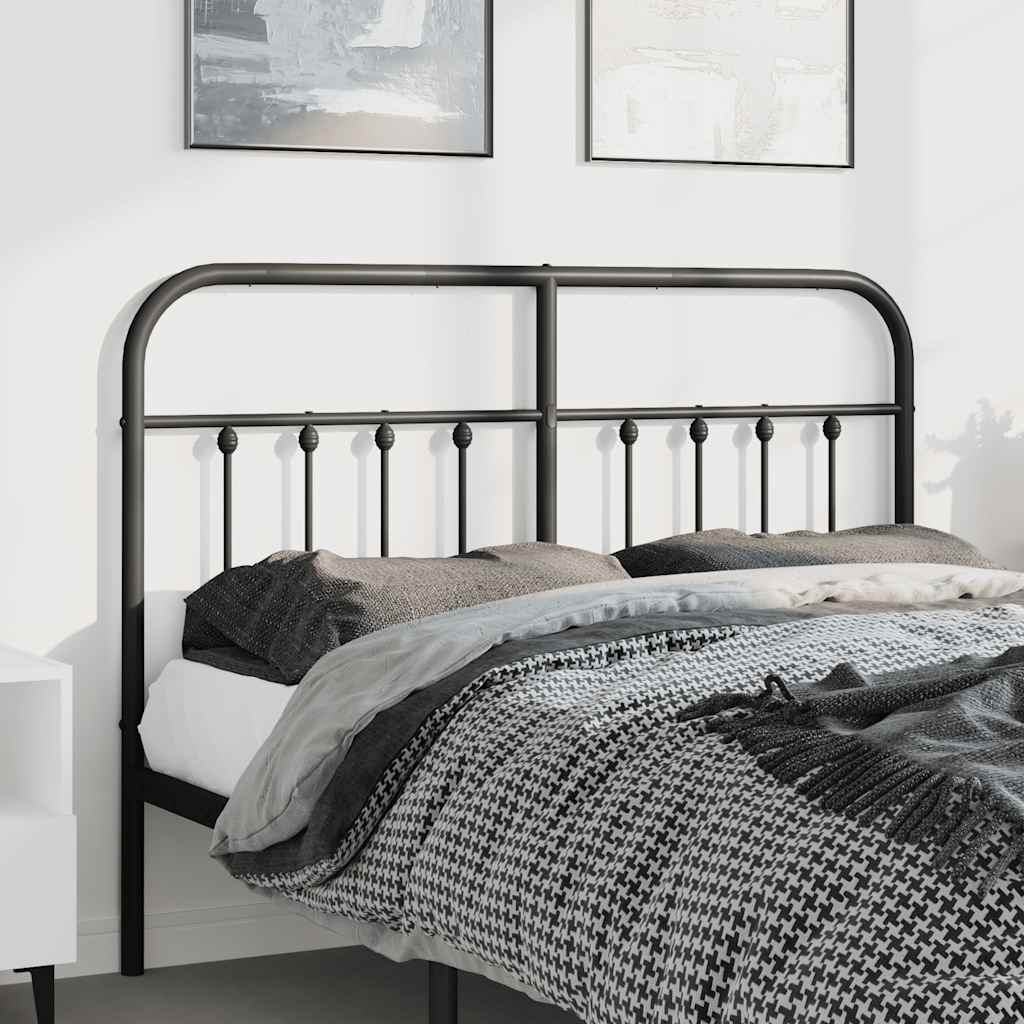 Ersatz-Kopfteil Metall Schwarz 75 cm