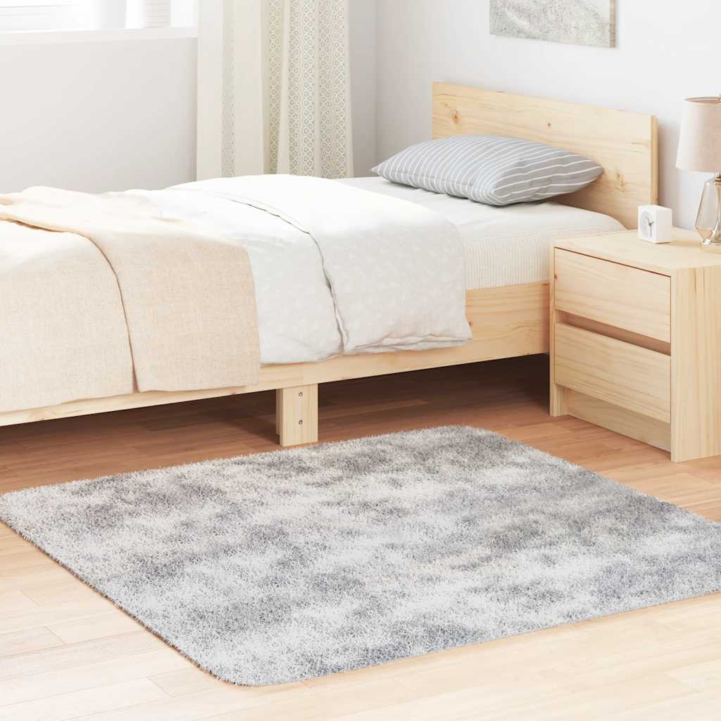 Teppich Shaggy Hochflor NAVARRA Beige 60x100 cm Polyester
