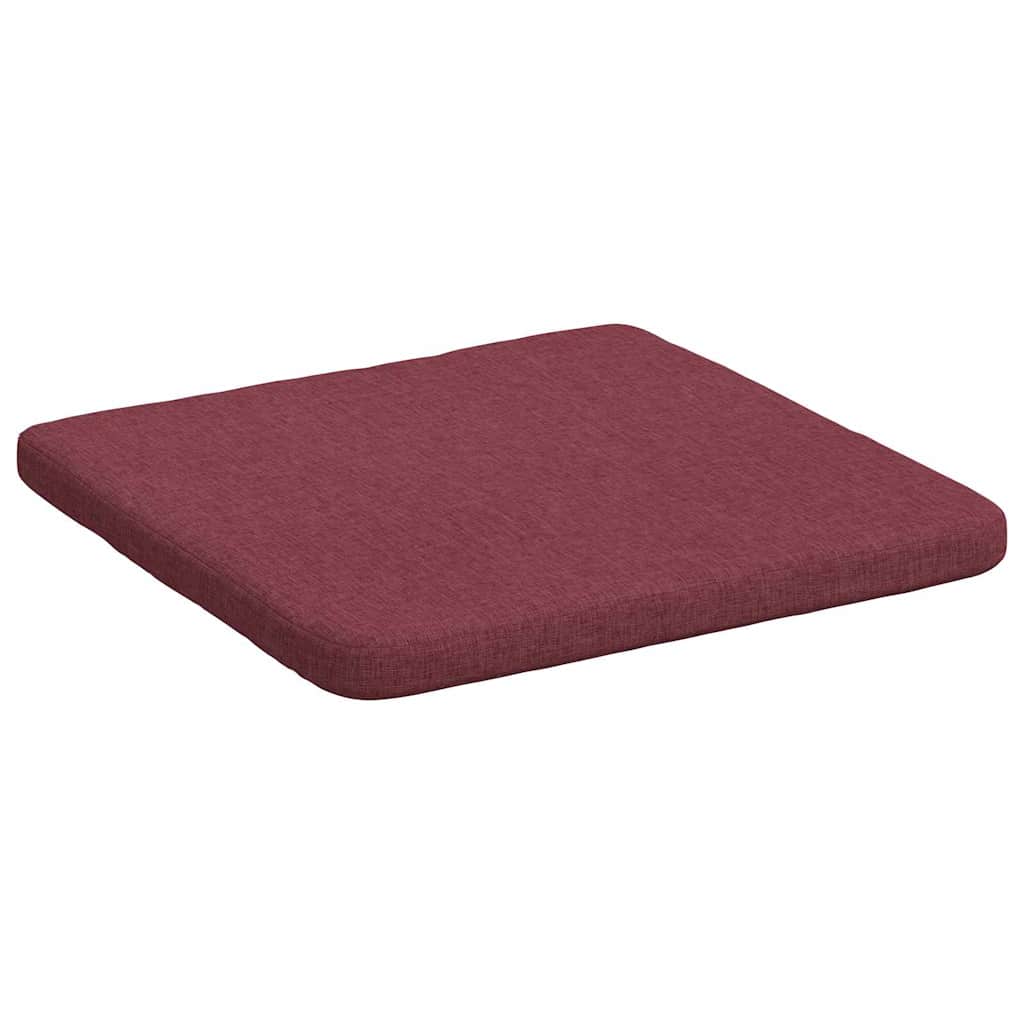 Sitzkissen 4 pcs Hellgrau 40 x 40 x 3 cm Stoff