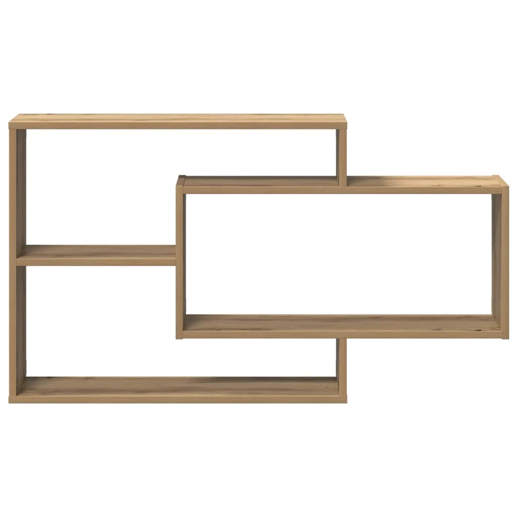 Wandregale Weiß 104x20x58,5 cm Holzwerkstoff