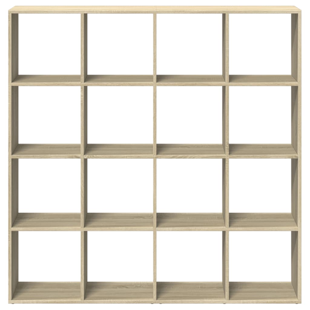 Bücherregal Weiß 137,5x29x137,5 cm Holzwerkstoff