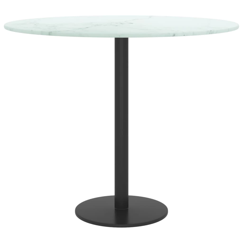 Tischplatte aus gehärtetem Glas quadratisch 700x700 mm