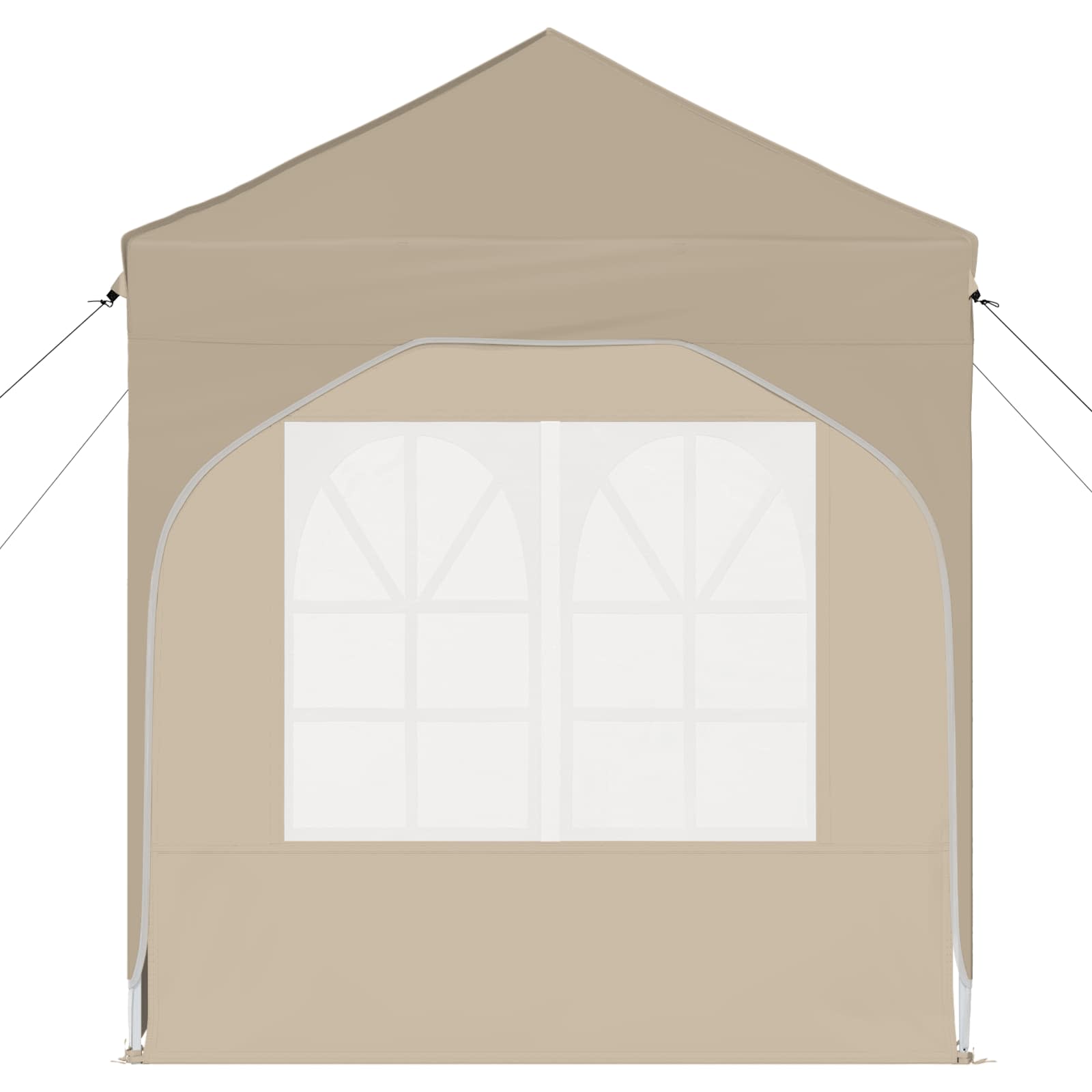 Pop-up Partyzelt 194 x 194 x 245 cm Creme