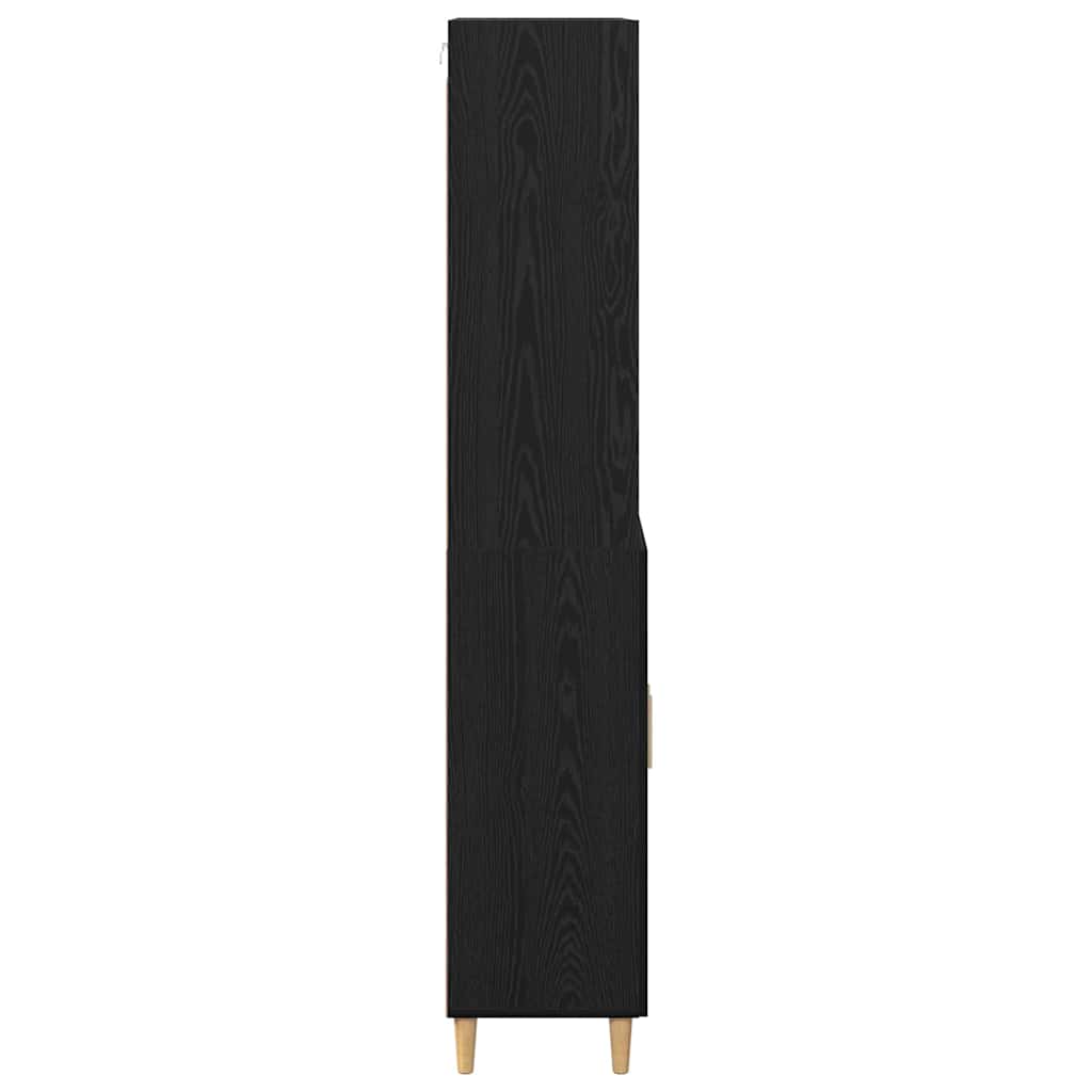 Highboard Altholz 69,5 x 32,5 x 180 cm Holzwerkstoff