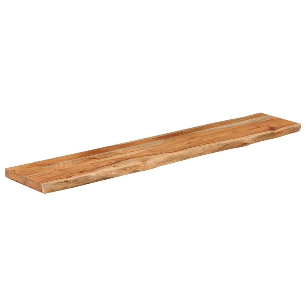 Wandregal 40x20x2,5 cm Rechteckig Massivholz Akazie Baumkante