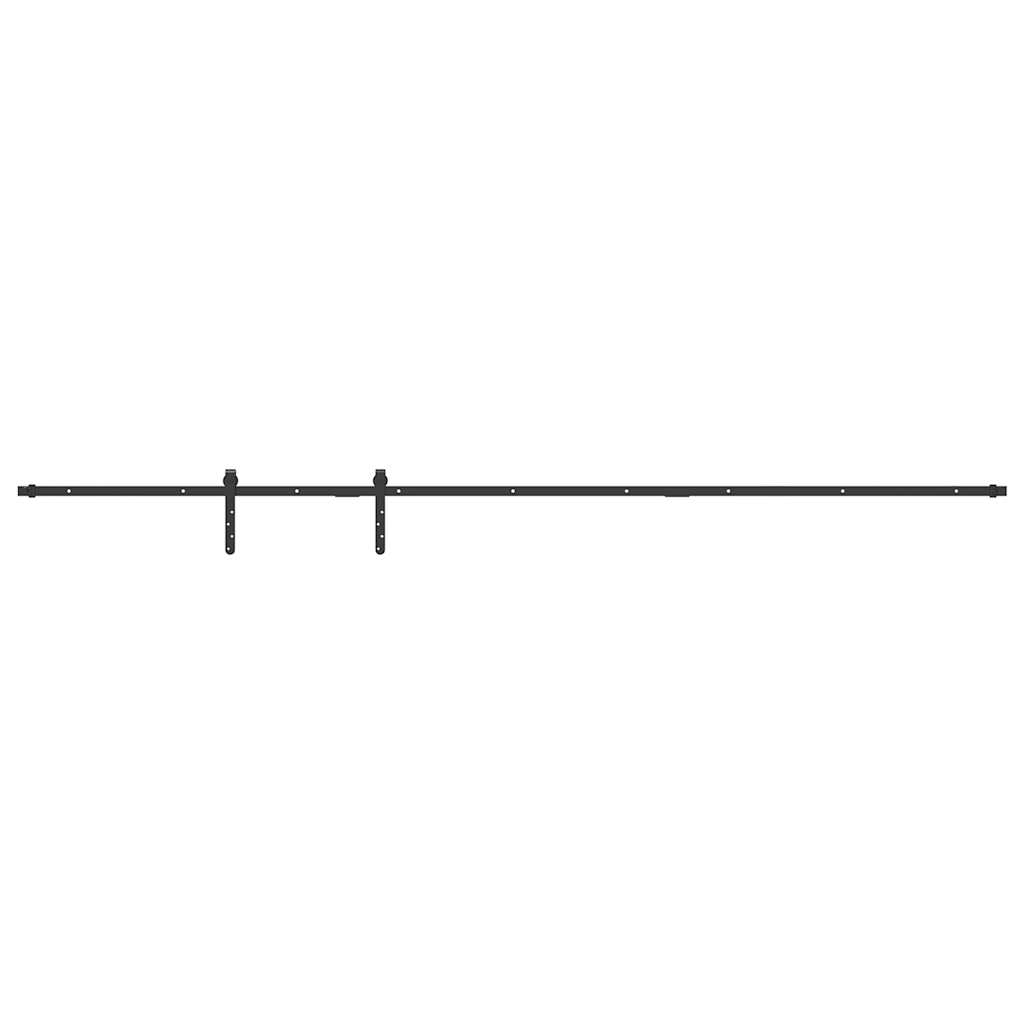 Schiebetürbeschlag Set für Schranktüren 91 cm Karbonstahl
