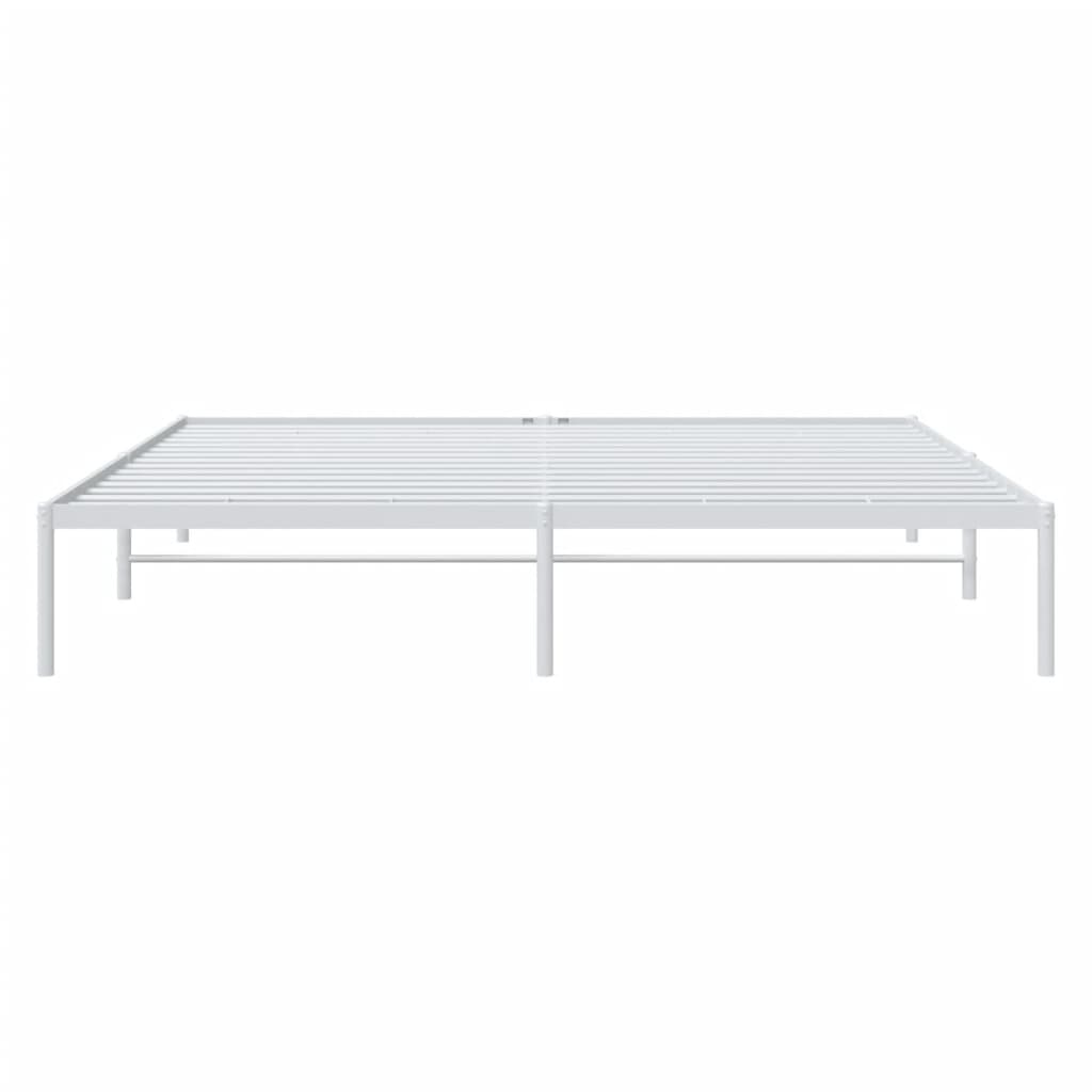 Bettgestell Metall Schwarz 75x190 cm