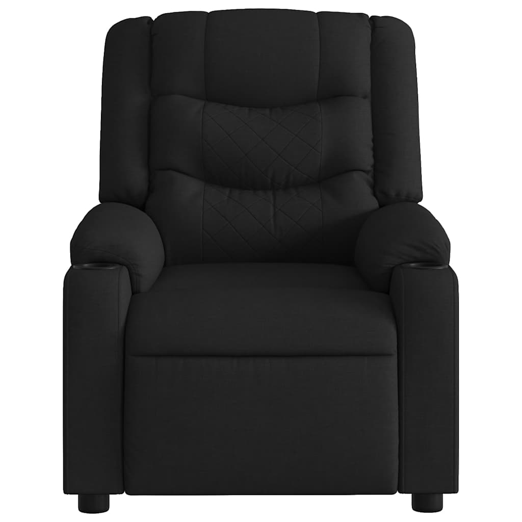 Massage-Relaxsessel Hellgrau Stoff