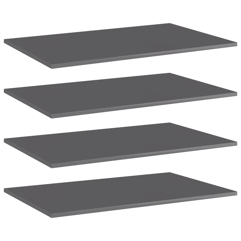 Bücherregal-Bretter 4 Stk. Weiß 40x10x1,5 cm Holzwerkstoff