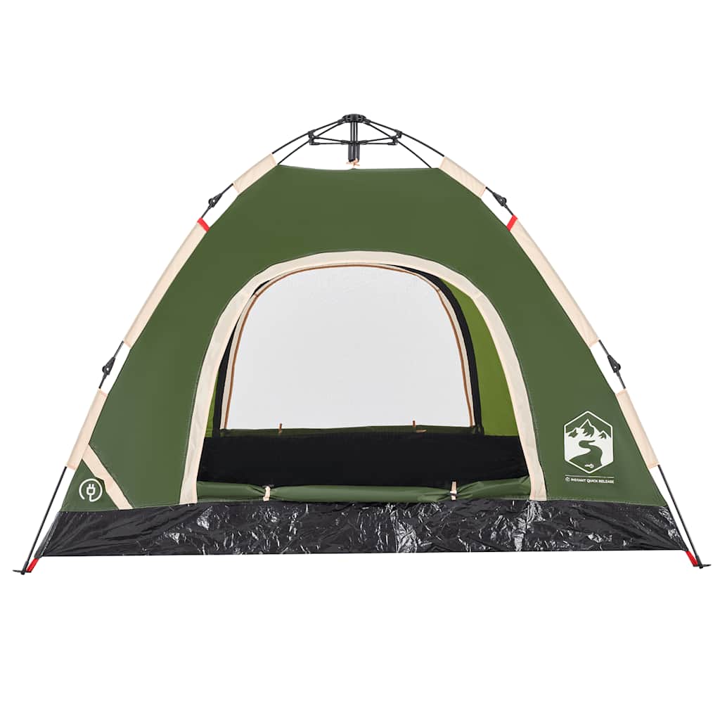 Campingzelt 2 Personen Grün Quick Release