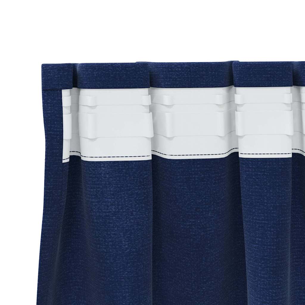 Verdunkelungsvorhänge 2 pcs Schwarz 140 x 140 cm Samt