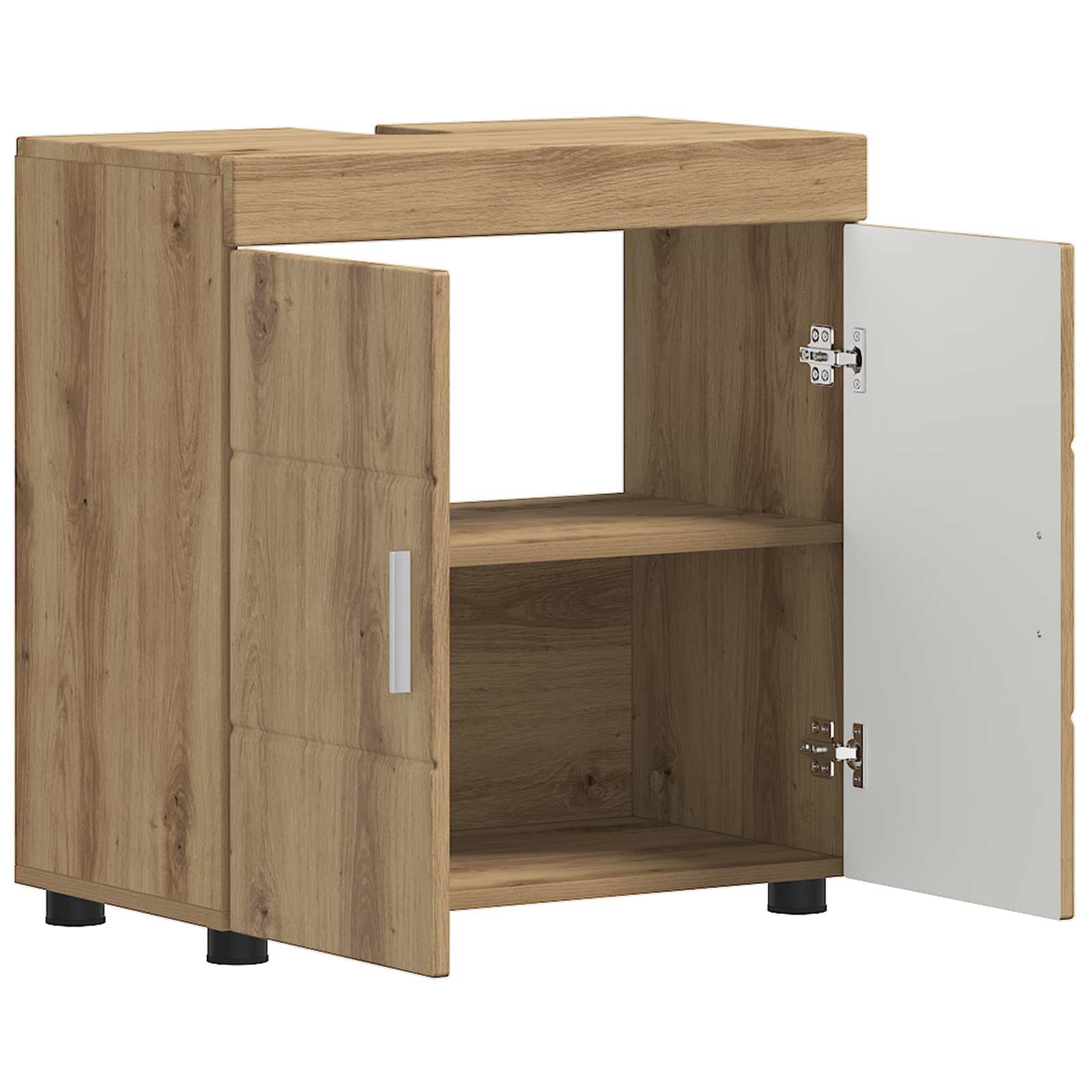 Badezimmermöbel-Set TULUM 2 pcs Weiß 60 x 34 x 63 cm