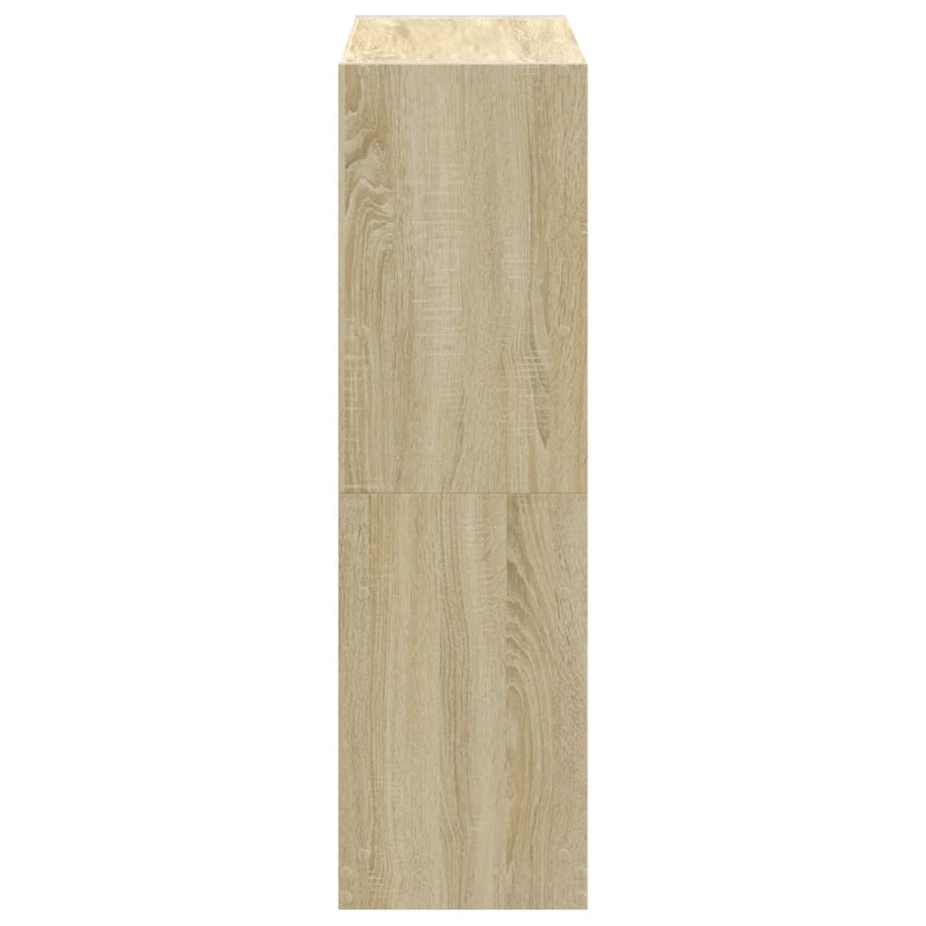 Bücherregal Weiß 102x32x108 cm Holzwerkstoff