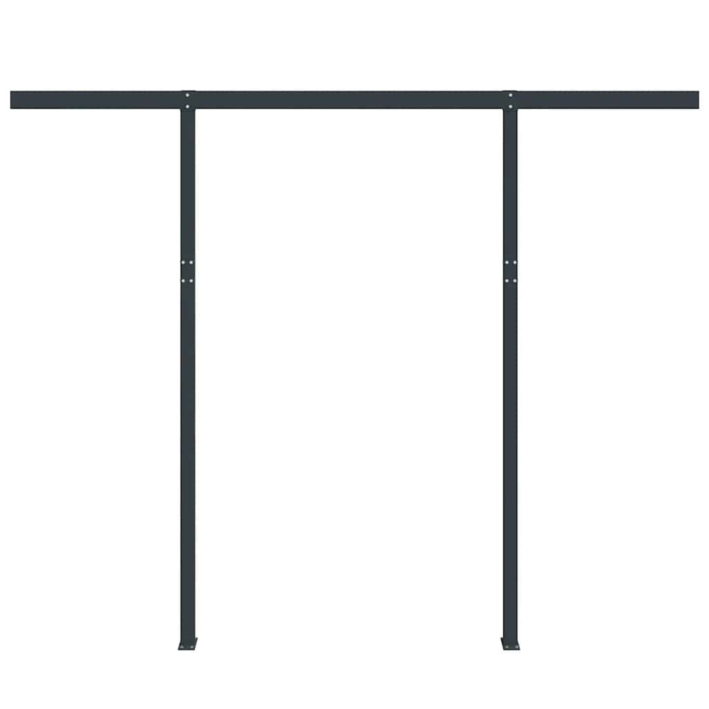 Stützen für Markisen Weiß 300x245 cm Eisen
