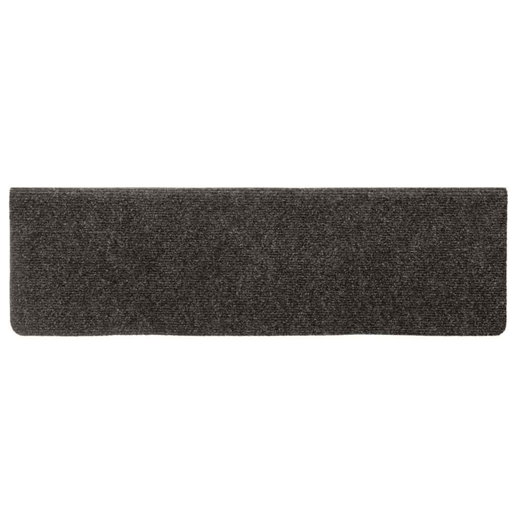 Stufenmatten Selbstklebend 15 Stk. 65x21x4 cm Hellbraun Rechteckiger Rand