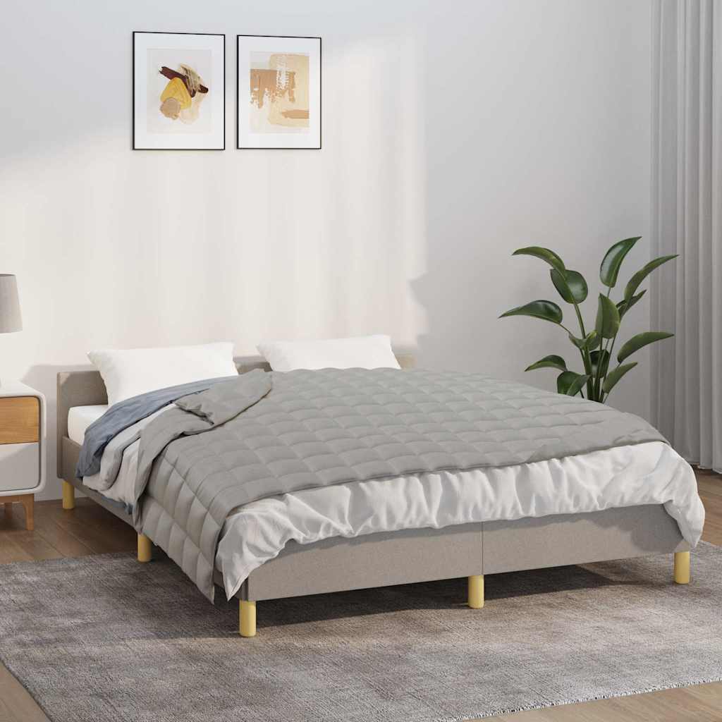 Gewichtsdecke Grau 122x183 cm 5 kg Stoff