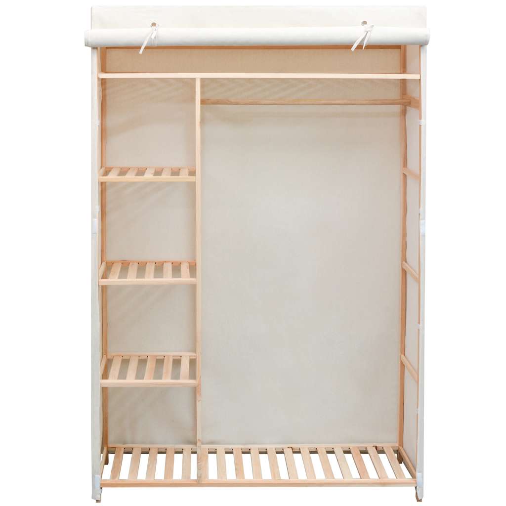 Kleiderschrank Grau 110 x 40 x 170 cm Stoff