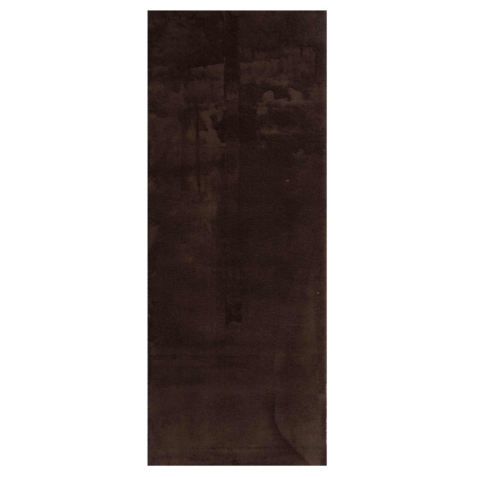 Teppich HUARTE Kurzflor Weich und Waschbar Anthrazit 60x110 cm