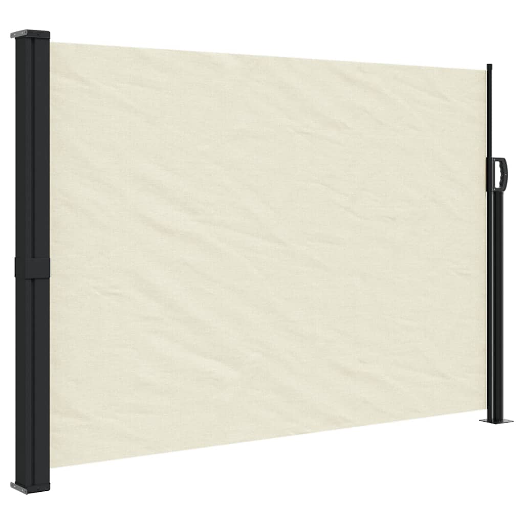 Seitenmarkise Ausziehbar Schwarz 100x300 cm