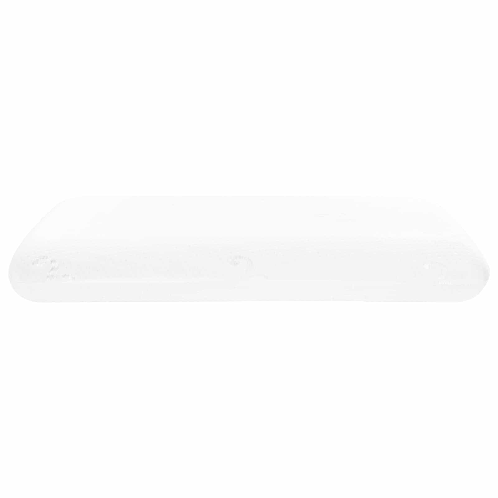 Schlafkissen Uni Weiß 70 x 36 x 6,5 cm Viscoschaum