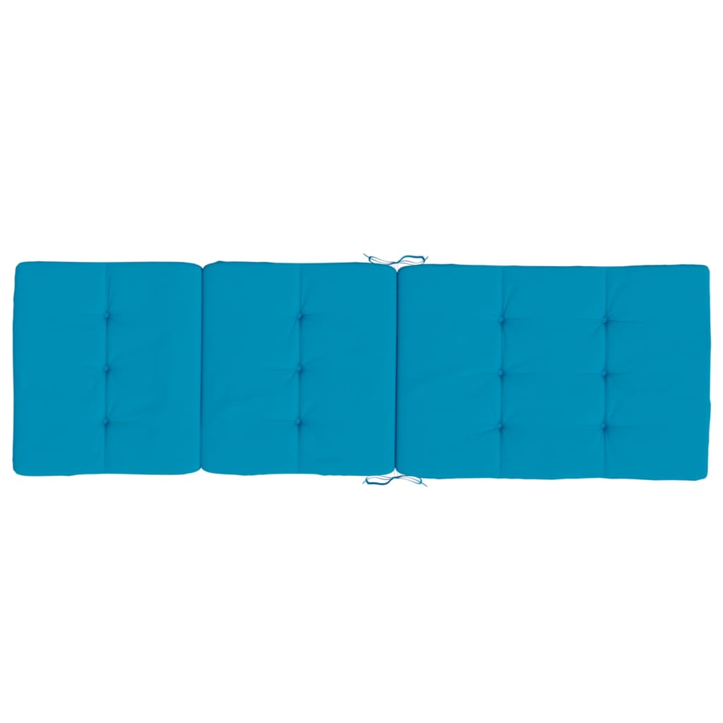 Liegestuhl-Auflagen 2 Stk. Creme Oxford-Gewebe