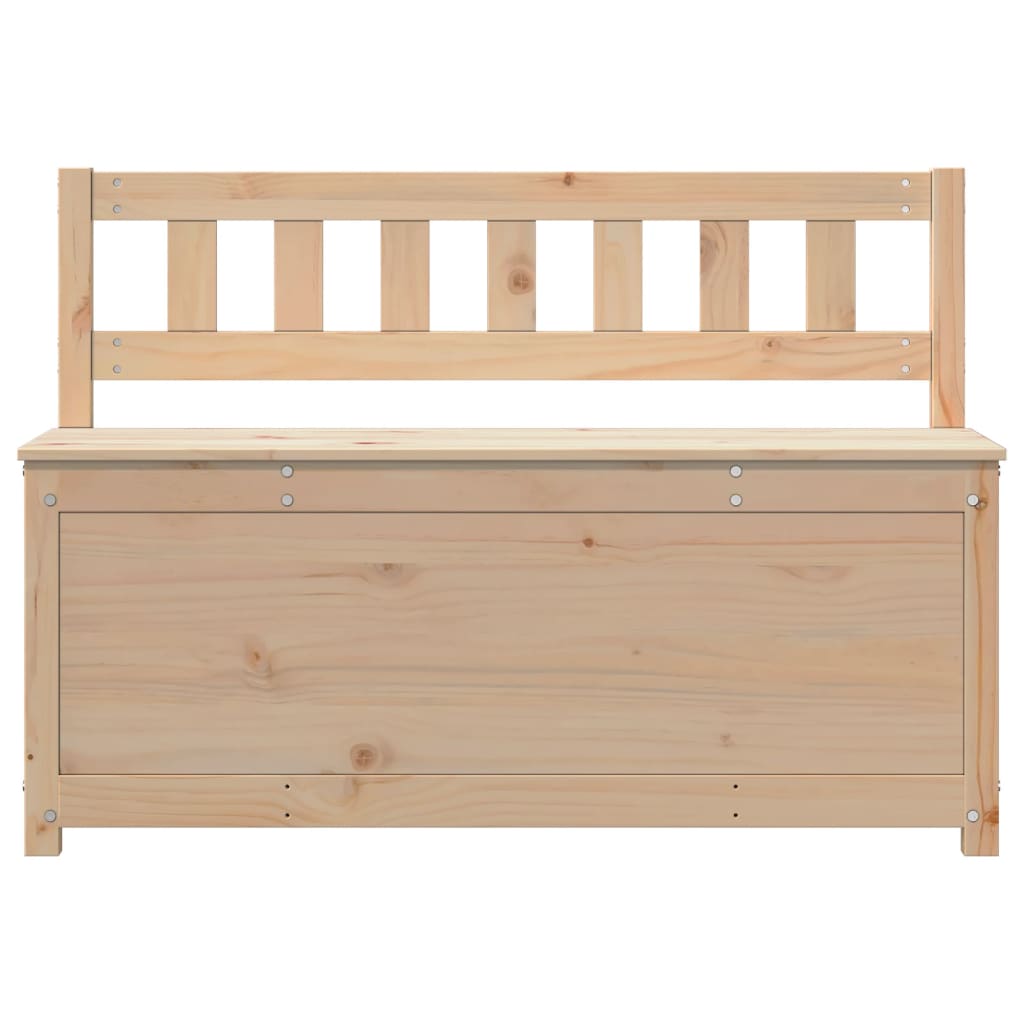 Sitzbank 80x41x77 cm Massivholz Kiefer
