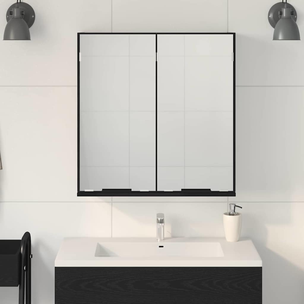 Bad-Spiegelschrank Weiß 64x20x67 cm