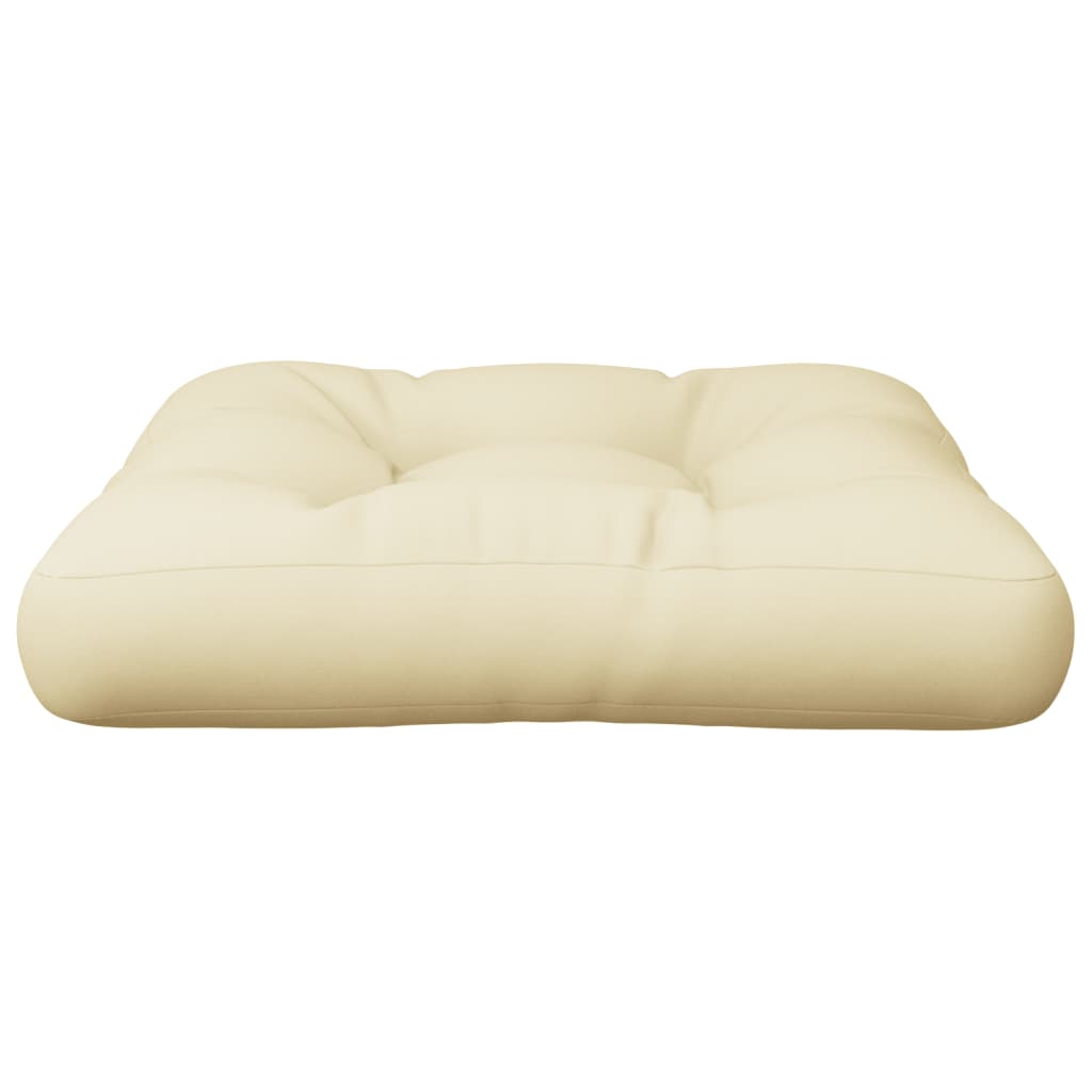 Palettenkissen 3-tlg. Taupe Stoff