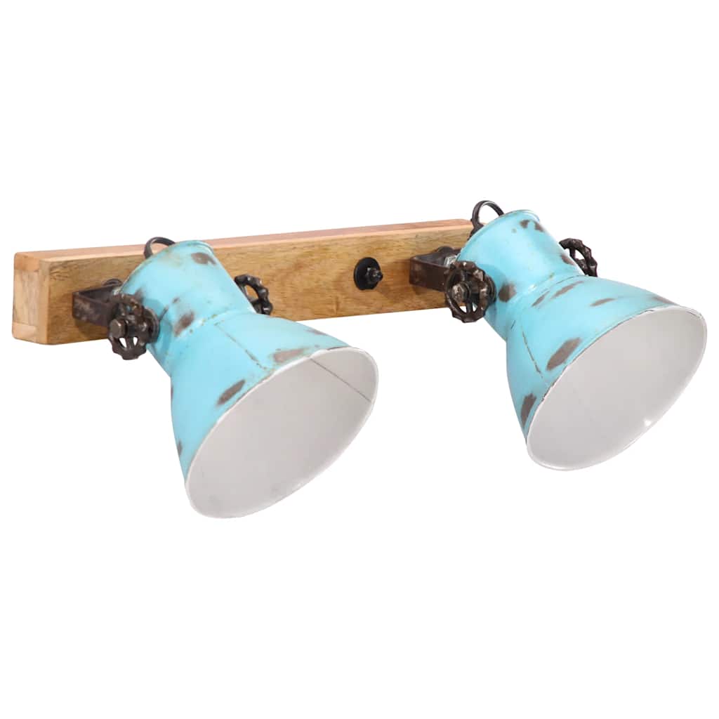 Wandlampe Industriestil Silbern 45x25 cm E27