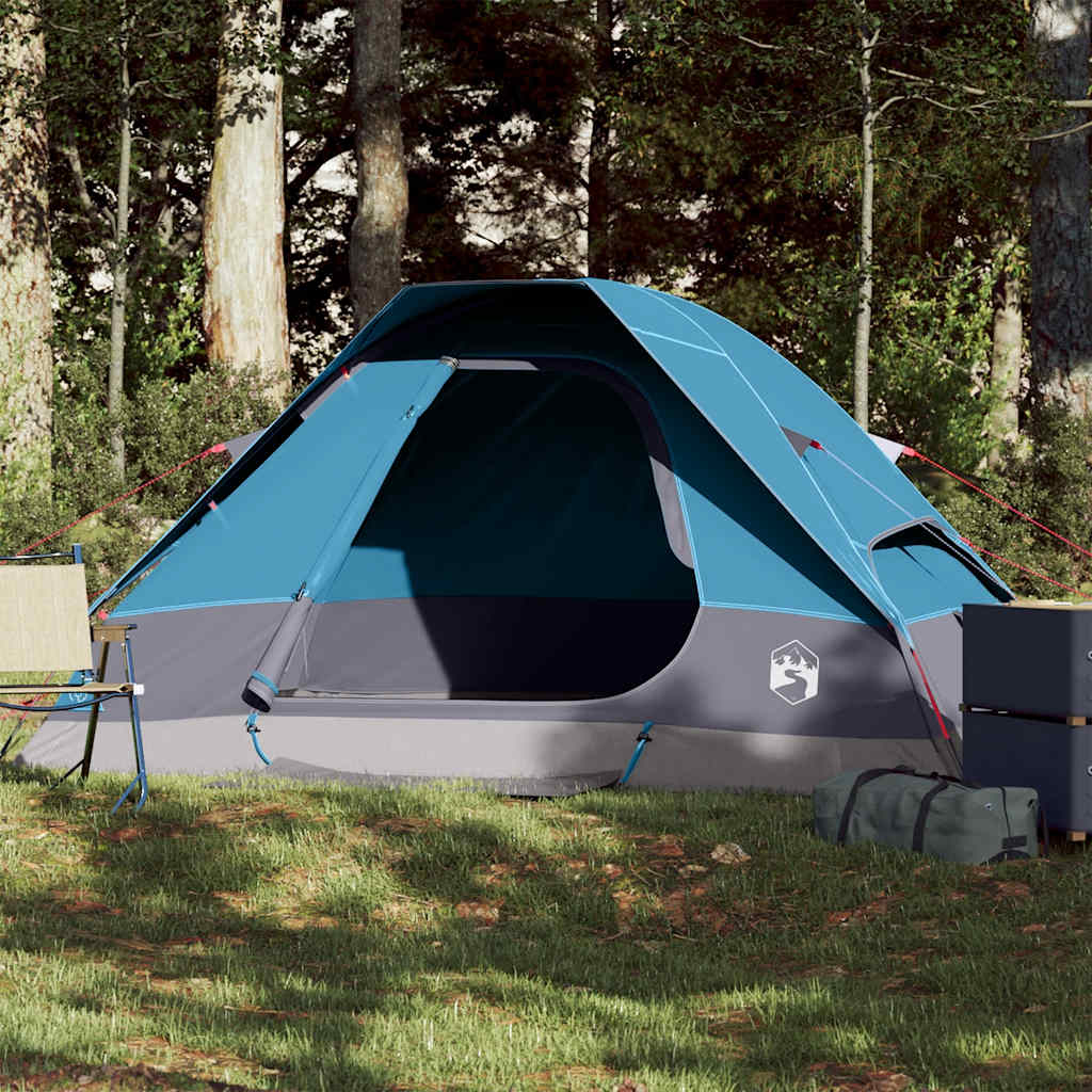Kuppel-Campingzelt 2 Personen Olivgrün Wasserdicht