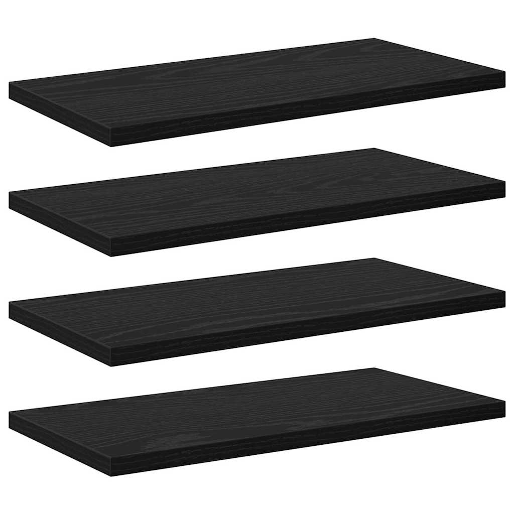 Bücherregal-Bretter 4 Stk. Weiß 40x10x1,5 cm Holzwerkstoff