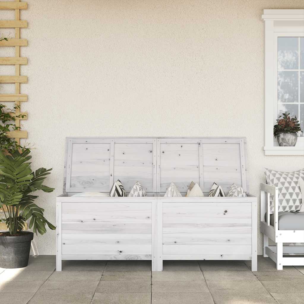 Gartentruhe 50x49x56,5 cm Massivholz Tanne