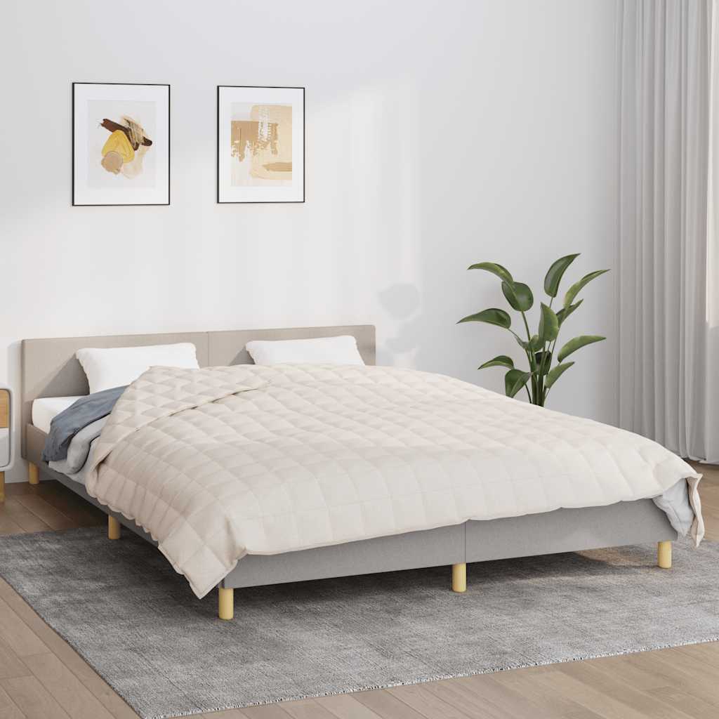 Gewichtsdecke Grau 122x183 cm 5 kg Stoff