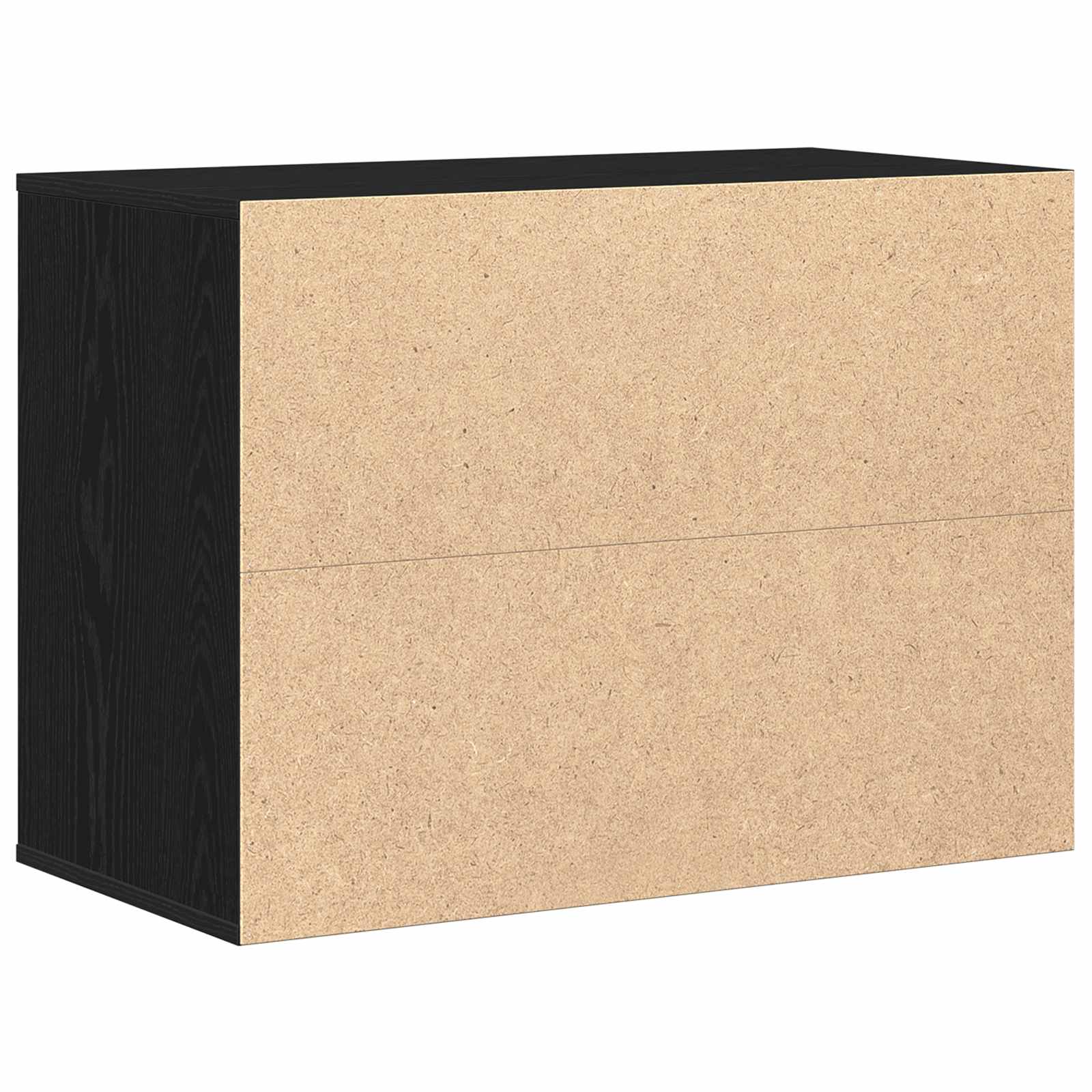 Schubladenschrank Schwarz Eichen-Optik 41 x 40 x 58 cm