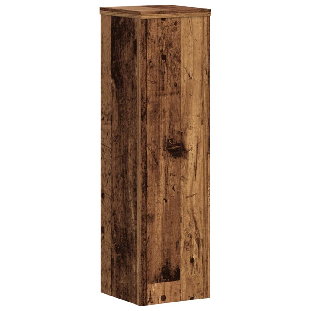 Pflanzenständer 2 Stk. Weiß 33x33x100 cm Holzwerkstoff