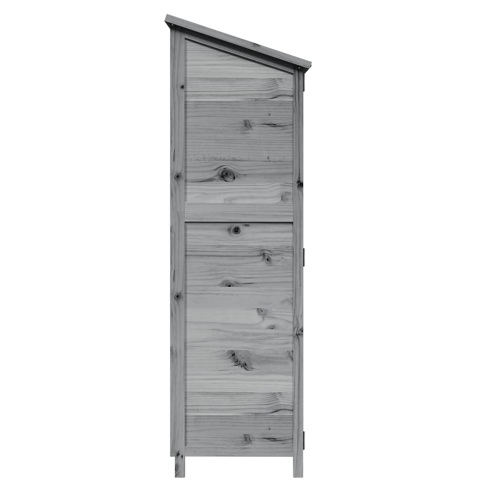 Gartenschuppen Natur 59,5 x 56 x 113,5 cm Massivholz aus Fichte