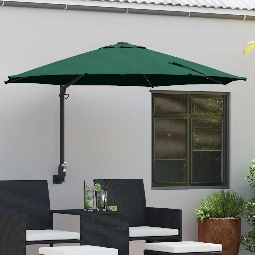 Garten-Sonnenschirm Sand 248 x 248 x 148 cm Polyester und Stahl