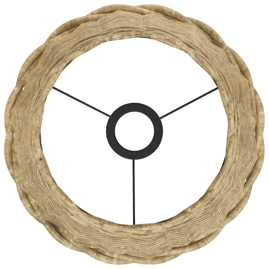 Lampenschirm Weiß Ø15x12 cm Korbweide