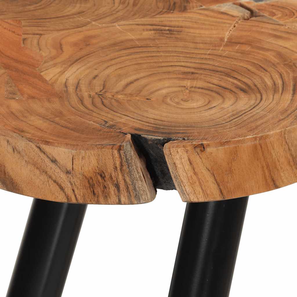 Couchtisch 36 cm 4 Stämme Massivholz Akazie