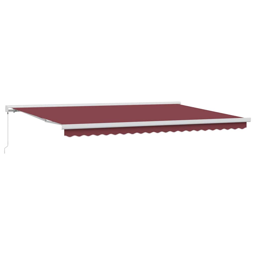 Manuelle Kassetten-Markise 350x250 cm Blau und Weiß
