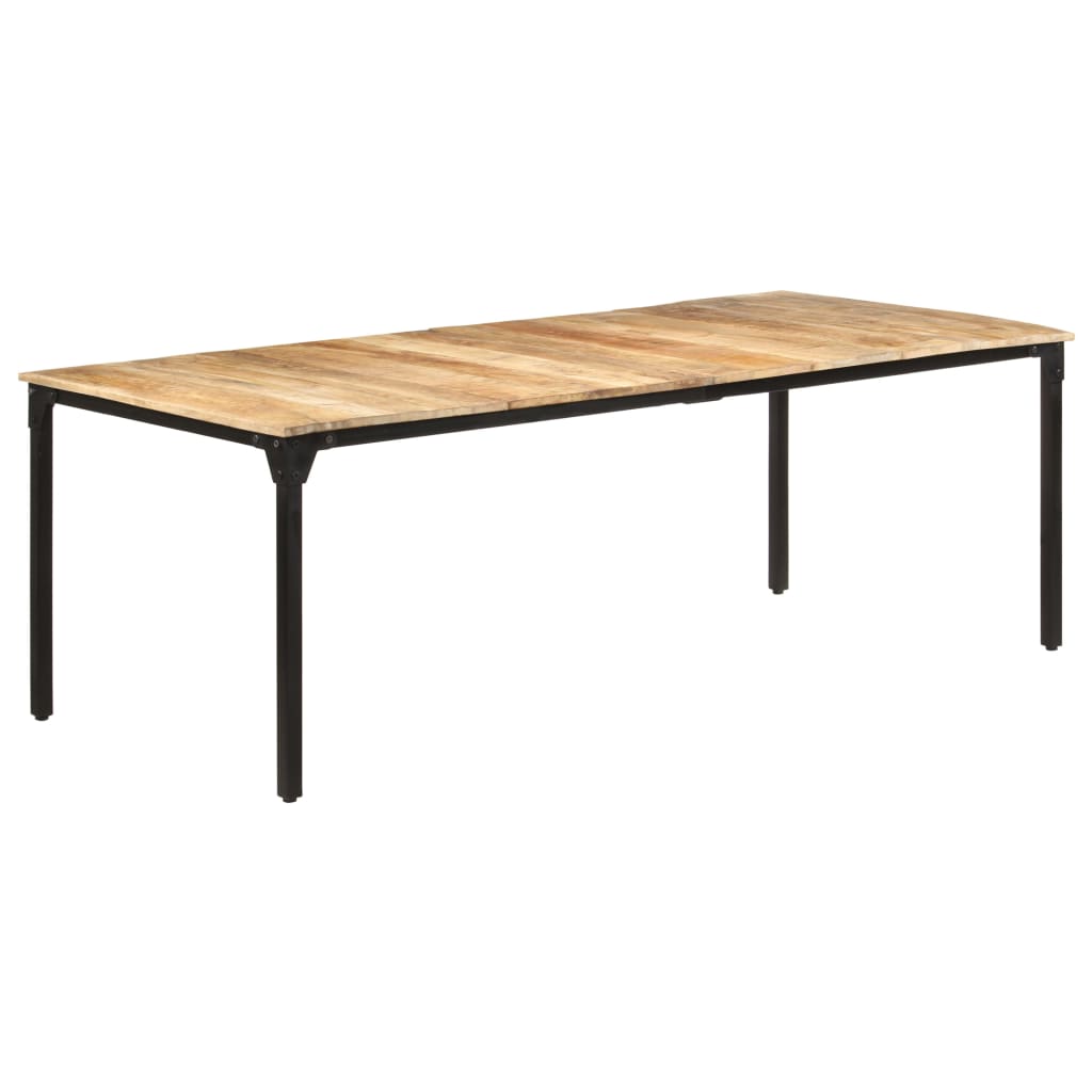 Esstisch 140x70x76 cm Raues Mangoholz