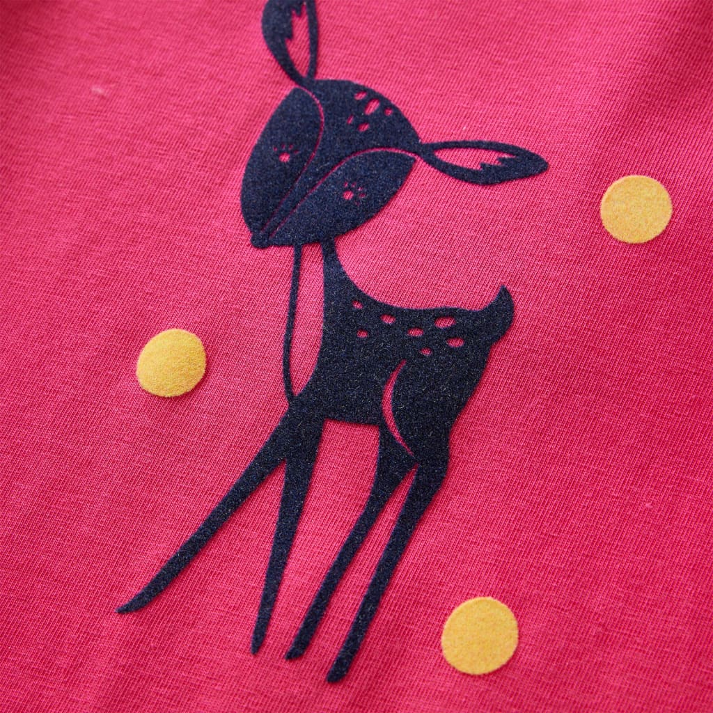Kinder-Langarmshirt Cognac 128