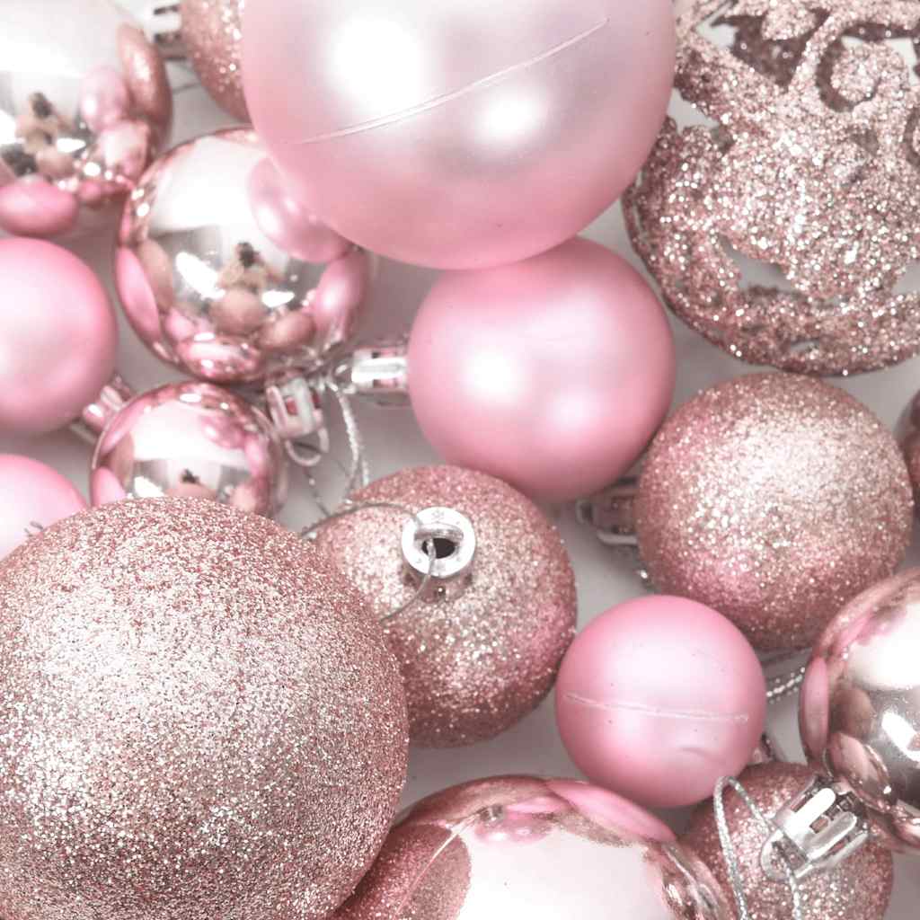 100-tlg. Weihnachtskugel-Set Weiß