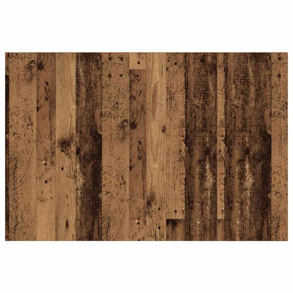 Kopfteil mit Nachttischen Weiß Holzwerkstoff