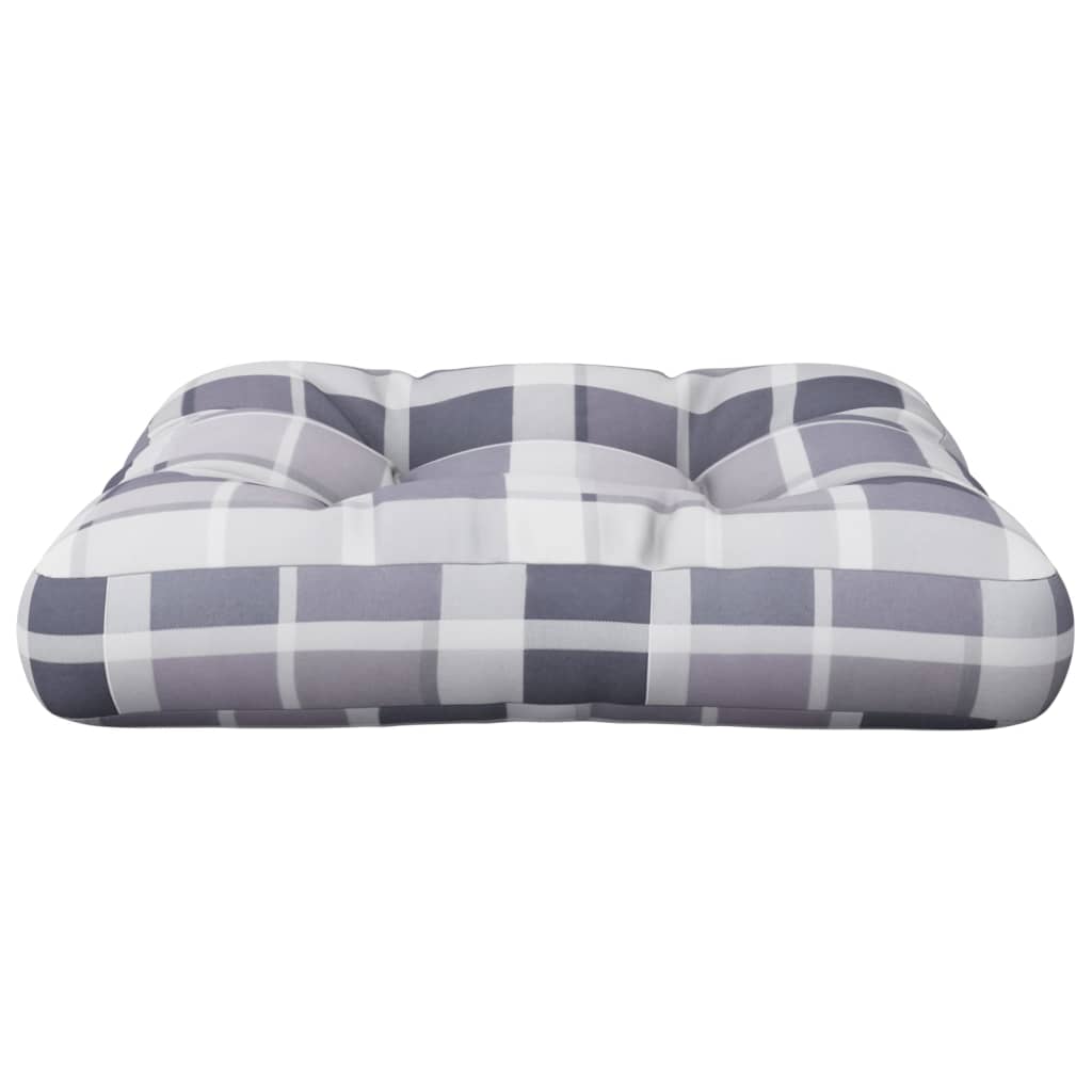 Palettenkissen Blau Weiß Gestreift 58x58x10 cm Oxford-Gewebe