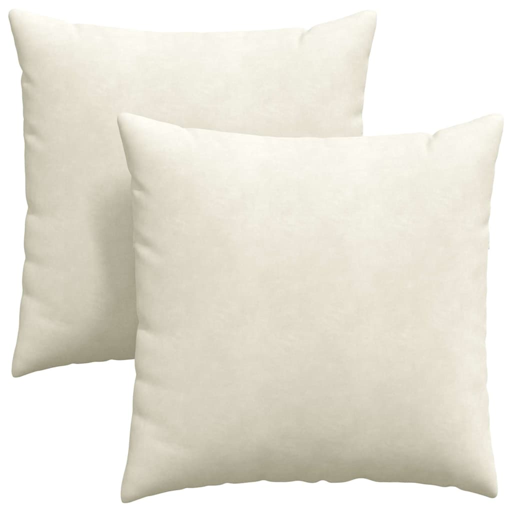 Sofakissen 2 Stück Blau 50 x 30 cm Cordstoff