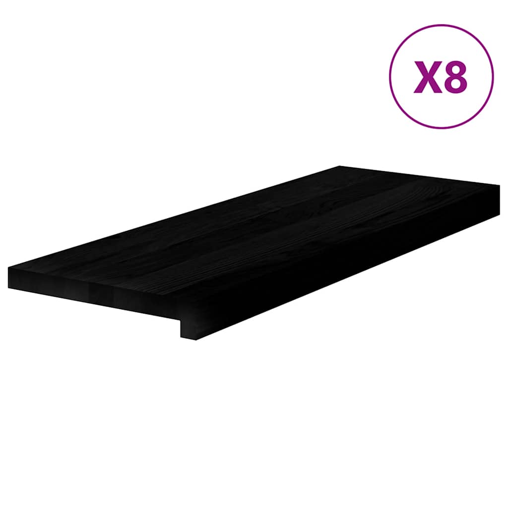 Treppenstufen 4 Stk. Unbehandelt 70x25x2 cm Massivholz Eiche
